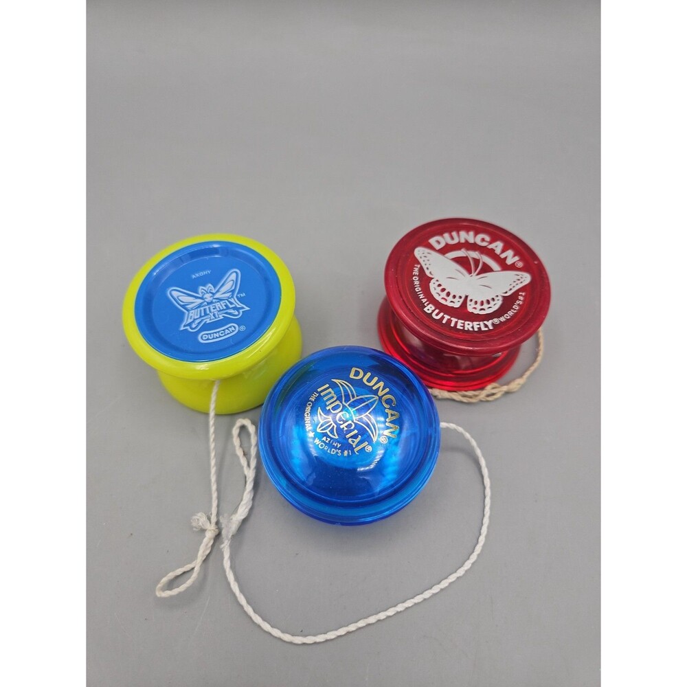 Duncan Yoyo Yo-Yo Lot of 3 Imperial And Butterfly USA.
